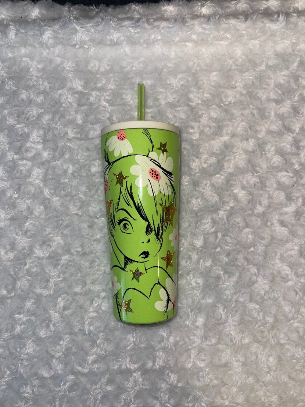 Disney Parks Tinkerbell 20 oz. Stainless Steel Travel Tumbler / Cup NEW